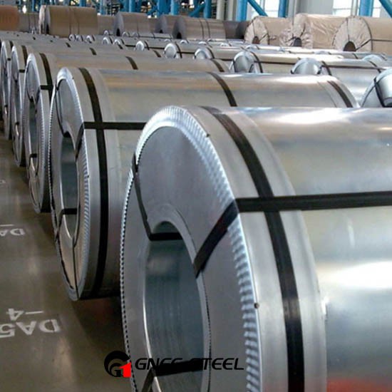 roll of galvanized metal